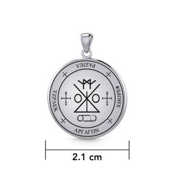 Sigil of the Archangel RAZIEL Small Sterling Silver Pendant TPD6032 - Jewelry